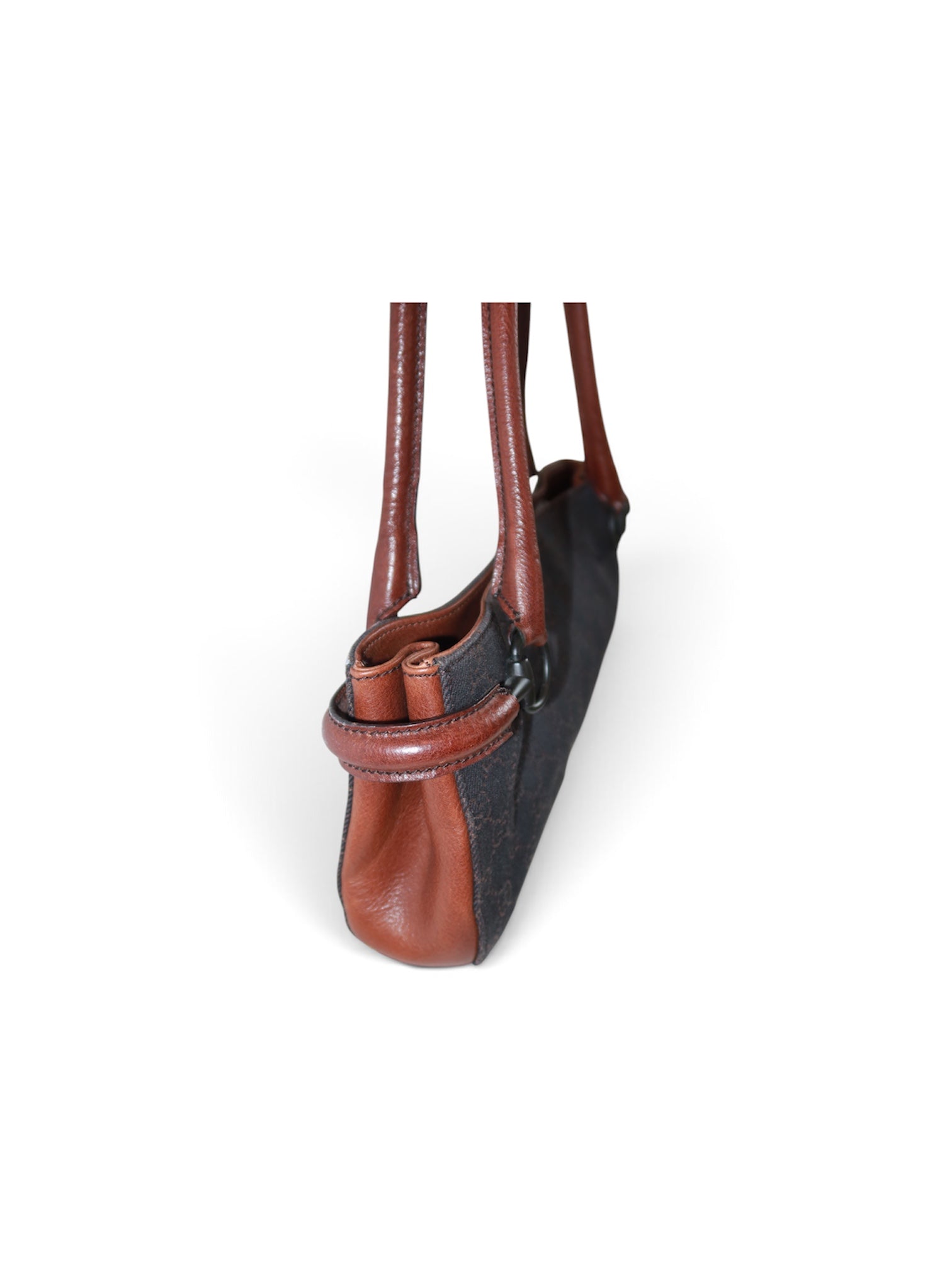 Gucci canvas horsebit GG vintage shoulderbag