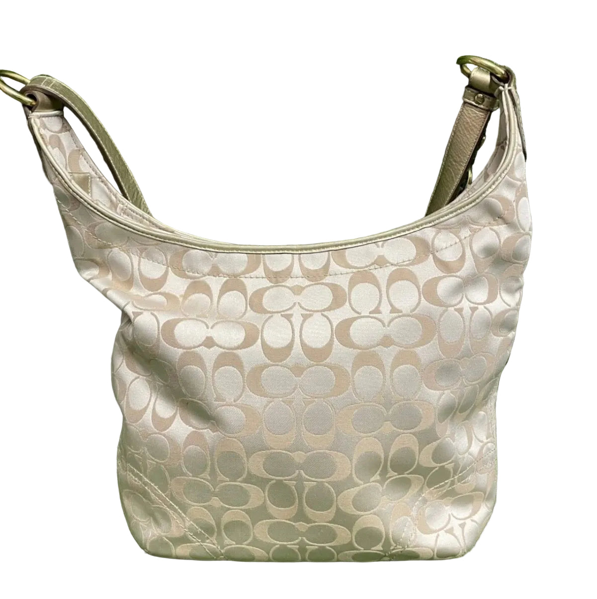 Coach Floral Appliqué Duffle Hobo Bag, style 18896.