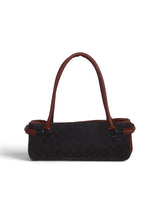 Gucci canvas horsebit GG vintage shoulderbag