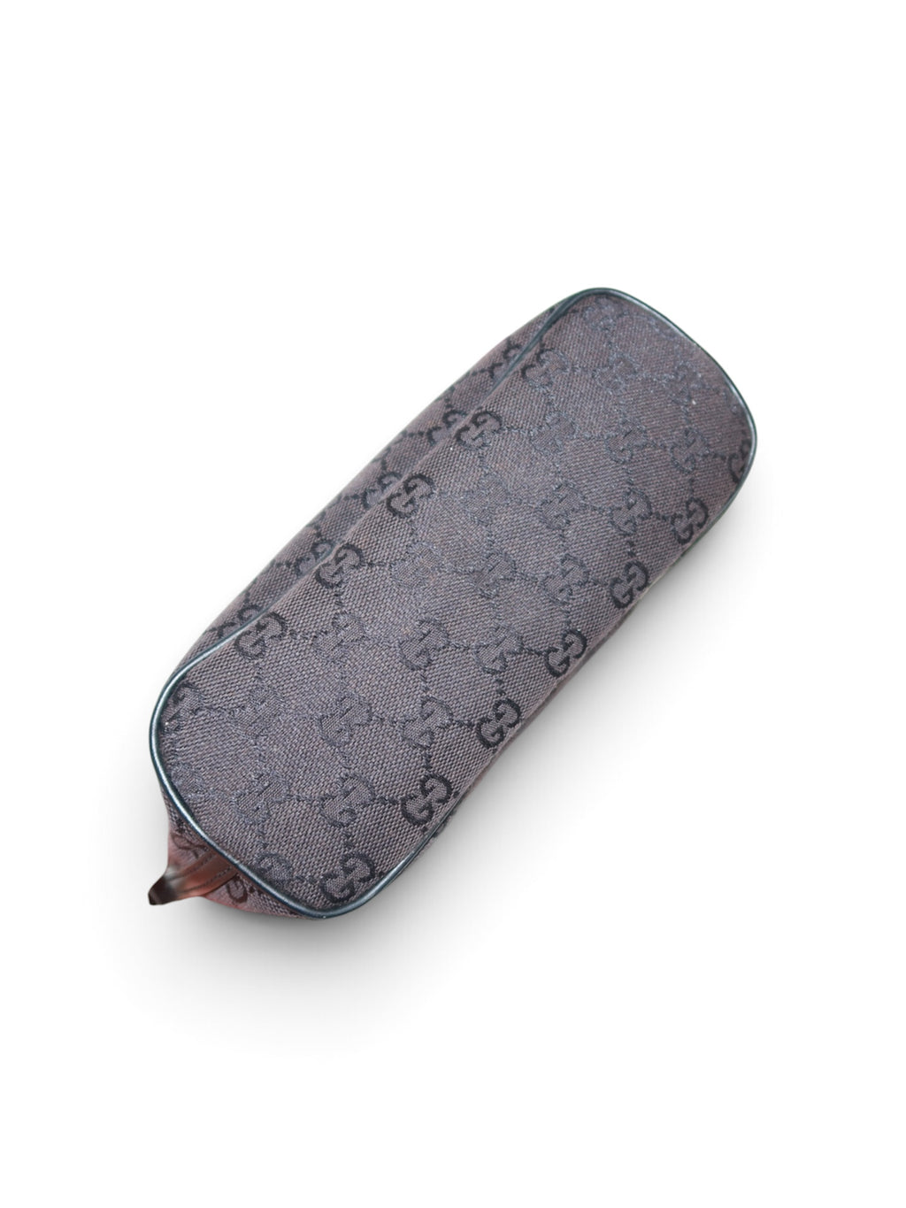 Gucci GG canvas boat pochette black