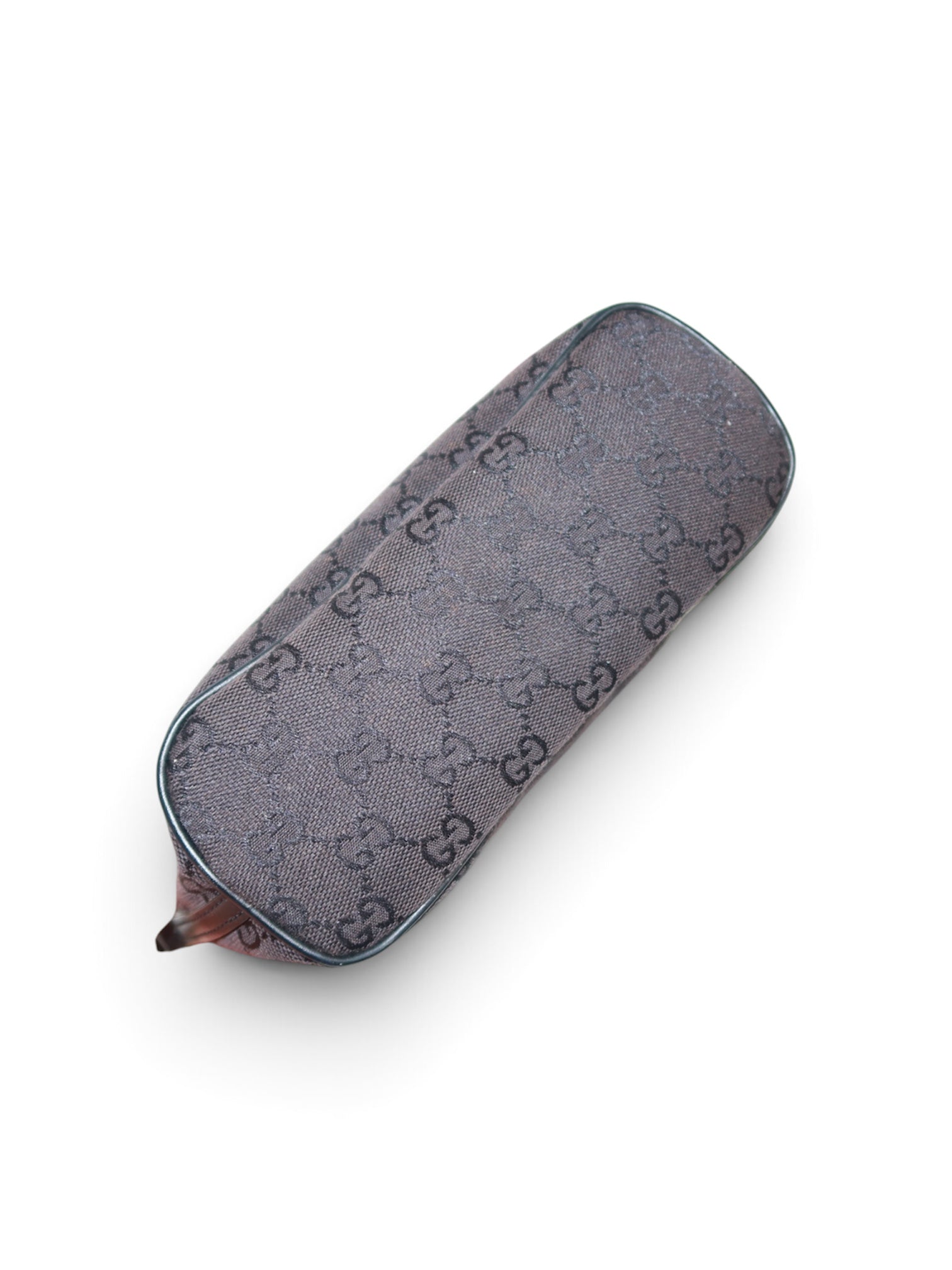 Gucci GG canvas boat pochette black