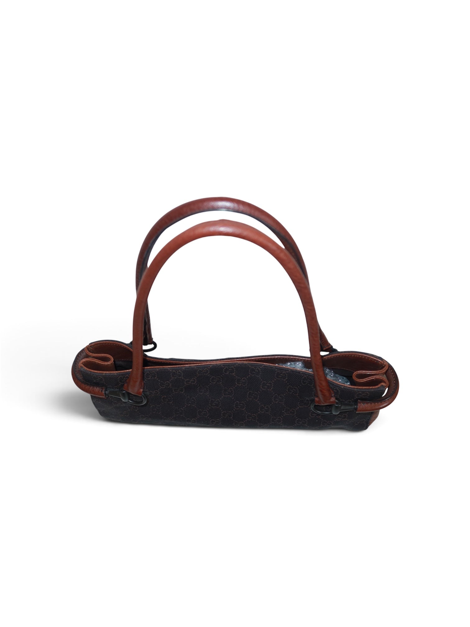 Gucci canvas horsebit GG vintage shoulderbag