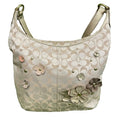 Coach Floral Appliqué Duffle Hobo Bag, style 18896.