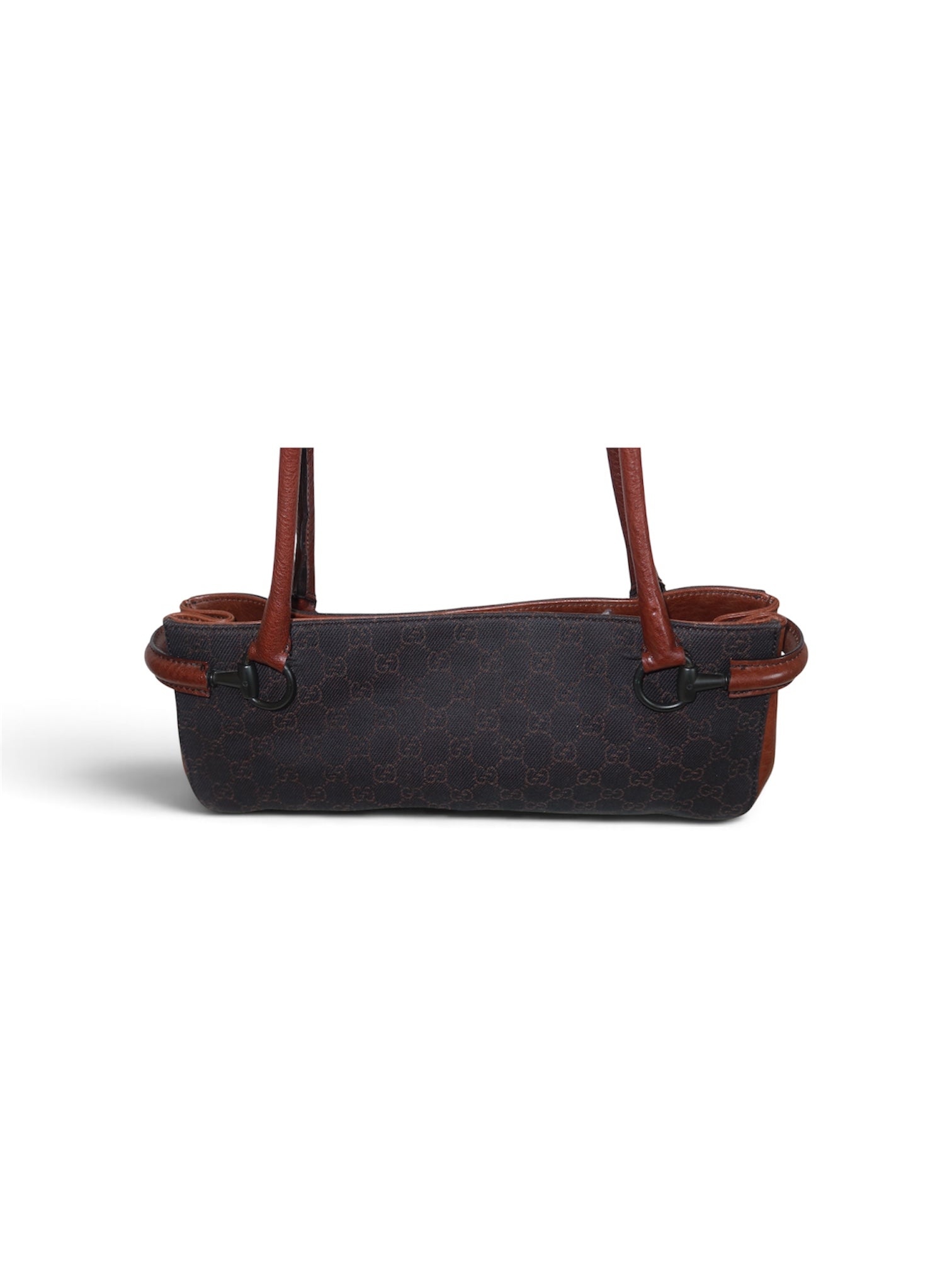 Gucci canvas horsebit GG vintage shoulderbag