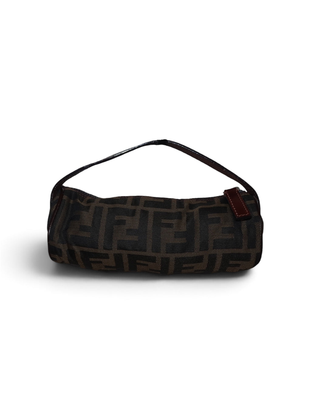 Fendi zucca mini barrel bag pouch
