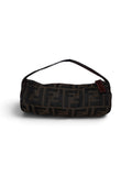 Fendi zucca mini barrel bag pouch