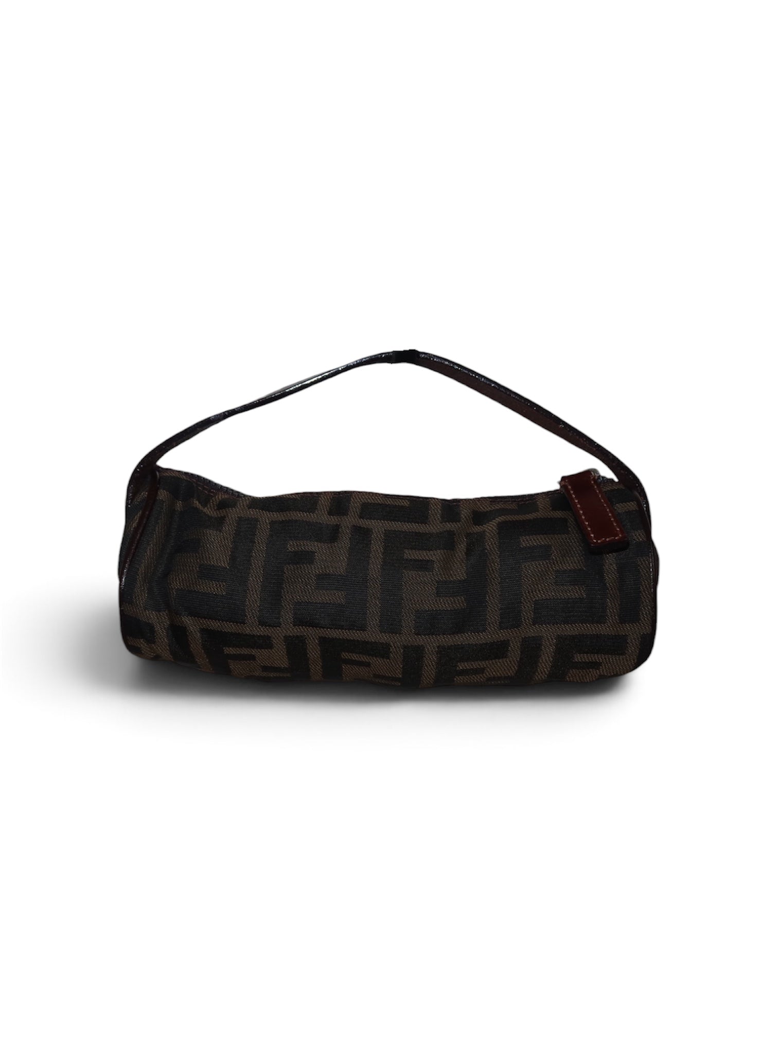 Fendi zucca mini barrel bag pouch
