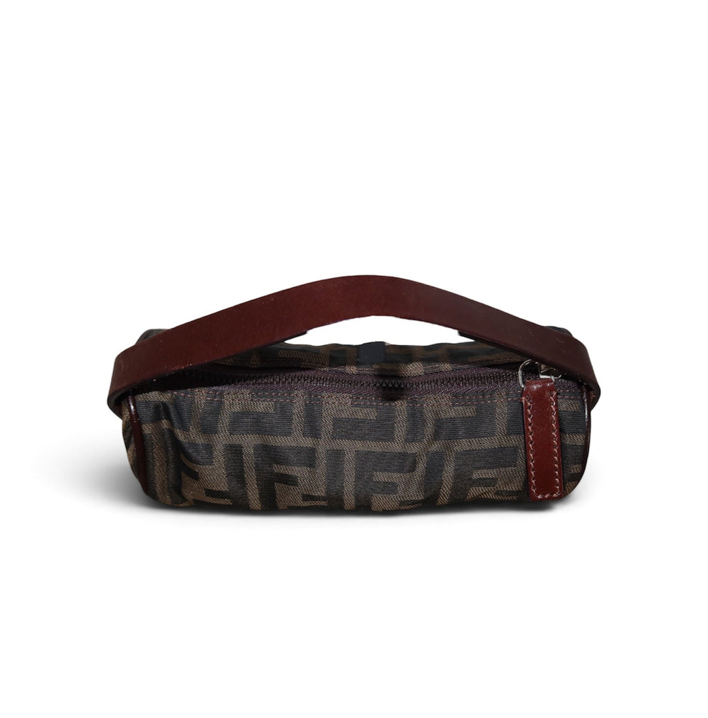 Fendi zucca mini barrel bag pouch