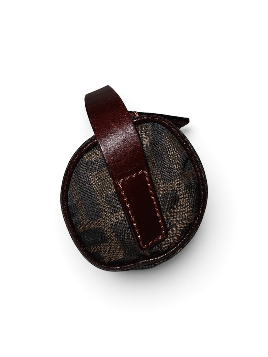 Fendi zucca mini barrel bag pouch